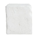 Lyra Outdoor Patio Karst Cave Inspired MGO Side Table White