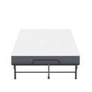 Twin Wide Folding Bed For Tall People, Extra Long & Wide Rollaway With Memory Foam, Heavy-Duty - Black