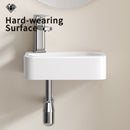 Wall Mounted Bathroom Sink With Faucet And Drain