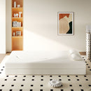Floor Sofa With 2 Pillows, Convertible Twin Size Mattress For Living Room