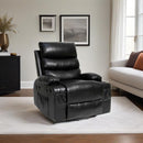 Large Size Electric Power Lift Recliner Chair Sofa With 8 Point Vibration Massage And Lumbar Heat by Unique Piece Furniture