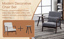 Mid-Century Modern Accent Chair & Coffee Table Set