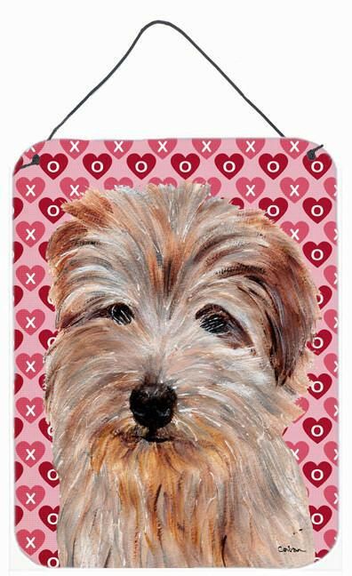 Norfolk Terrier Hearts and Love Wall or Door Hanging Prints SC9712DS1216