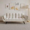 Sofa Soft Two Armrests Throw Pillow Pillow Comfortable Fit Apartment Bedroom Small Space by HouseOfZazla