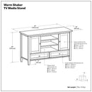 Warm Shaker - TV Media Stand Handcrafted by HouseOfZazla