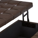 Harrison - Upholstered Coffee Table Storage Ottoman by Unique Piece Furniture