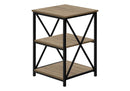 3 Tier Accent Table Side Marble Look Contemporary & Modern by HouseOfZazla