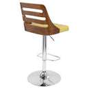 Trevi - Mid Century Modern Adjustable Barstool With Swivel by HouseOfZazla