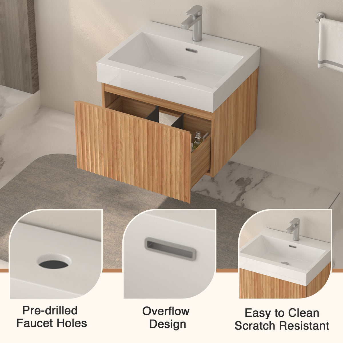 24" Bathroom Vanity with Sink, photo 10 of 10