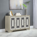 Adriane - 4 Door Accent Cabinet - Champagne by HouseOfZazla