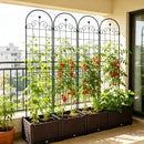 Metal Garden Trellis For Climbing Plants Outdoor Rustproof Plant Support Rose Trellis Netting Trellis by HouseOfZazla