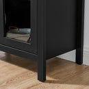 High Arched Storage Cabinet with LED Light