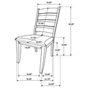 Sammy - Dining Side Chair (Set of 2) - Brown / Beige
