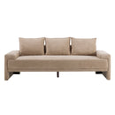 Algora 84.5 in. 3 Seater Modern Upholstered Velvet Sofa, Nomad by HouseOfZazla