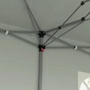 19 x 10' Pop Up Canopy Tent with 6 Removable Sidewalls, 4 Windows, Large Ez Up Canopy with Adjustable Height, Instant Shelter Gazebo for Outdoor Events, Party, Wedding, Gray