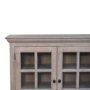 Triple Glazed Cabinet - Gray by Unique Piece Furniture