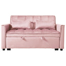 3 In 1 Pull Out Couch Convertible Sofa Bed With Reclining Backrest by Unique Piece Furniture