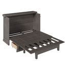 Murphy Bed Chest Cube Cabinet With Charging Station And Large Storage Drawer