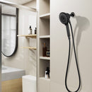 High Pressure Shower Heads 6 Spray Mode Handheld Shower With 60" Stainless Steel Hose - Matte Black by HouseOfZazla