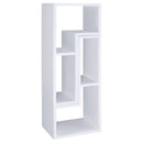 Convertable L-Shaped Bookcase With Open Shelves - White by HouseOfZazla