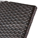Kauai - Modern Style Wicker Chaise Lounge - Brown Multi by HouseOfZazla