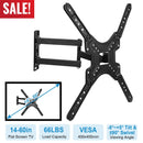 Fixed TV Wall Mount Bracket for 14-60in LED/LCD/PLASMA Flat TV VESA 400x400mm -8¡~+5¡ Tilt ±90¡ Swivel