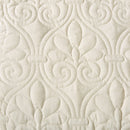 3 Piece Split Corner Pleated Quilted Bedspread
