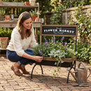 19x11x24" Rustic Planter by HouseOfZazla