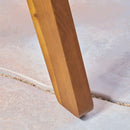Stamford Outdoor Bistro Table Acacia Wood X-Base Teak by HouseOfZazla