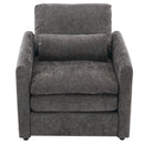 Cozy Upholstered Cushion Armchair For Living Room