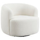 Denae - Upholstered Swivel Chair - Ivory by HouseOfZazla