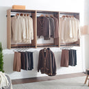 Devi - Wall Mounted Wood Closet System, Modular Units