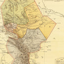 Vintage Map of Nuevo Leon Mexico, 1886