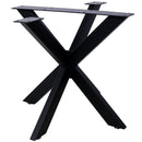 Spider Shaped Steel Table Legs, Metal Dining Table Frame, Heavy Duty Box Section Table Base - Black by HouseOfZazla