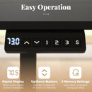 48 Inch x 24 Inch Ergonomic Electric Standing Desk with 3 Memory Settings for Home Office by LJGDeals