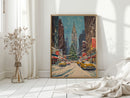 New York Winter Christmas Cityscape