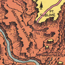 Vintage Map of Grand Canyon National Park 1940