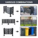 Air Conditioner Fence For Outdoor Units, Metal Privacy Fence Cover, Perfect To Conceal Air Conditioning Units, 3 Fence Panel by HouseOfZazla
