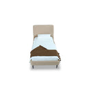 Heather - Upholstered Bed With Curved Headboard by HouseOfZazla