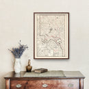 Vintage Map of Lassen County, California 1935