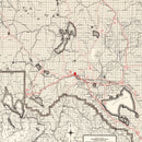 Vintage Map of Lassen County, California 1935