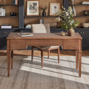 Dauphin - 3 Drawer Executive Desk - Brown by HouseOfZazla