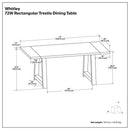 Whitley - Dining Table by Unique Piece Furniture