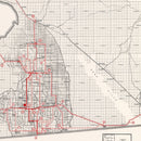 Vintage Map of Imperial County, California 1935