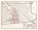 Vintage Map of Imperial County, California 1935