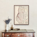 Vintage Map of Humboldt County, California 1935