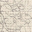 Vintage Map of Humboldt County, California 1935