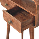 Solid Wood Curved Console Table by HouseOfZazla