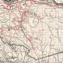 Vintage Map of Contra Costa County, California 1935