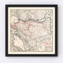 Vintage Map of Contra Costa County, California 1935